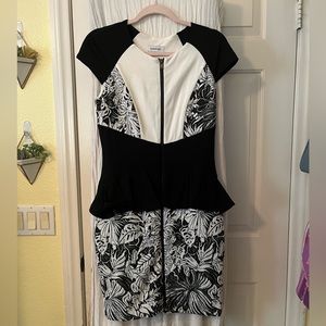 Bebe Full Zip Up Cocktail dress.